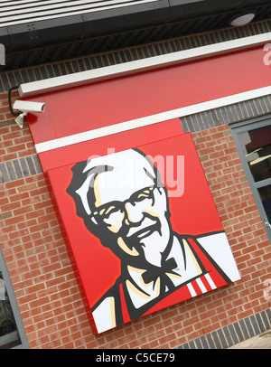 KFC-Zeichen bei services Stockfoto