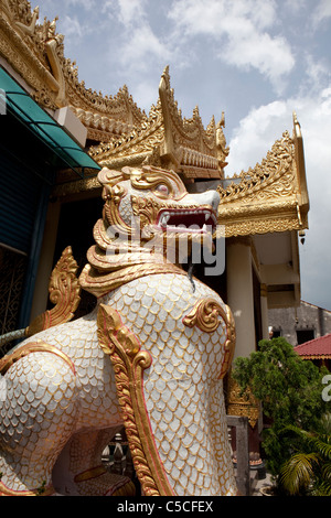 Dhammikarama birmanischen Tempel, Georgetown, Penang, Malaysia Stockfoto