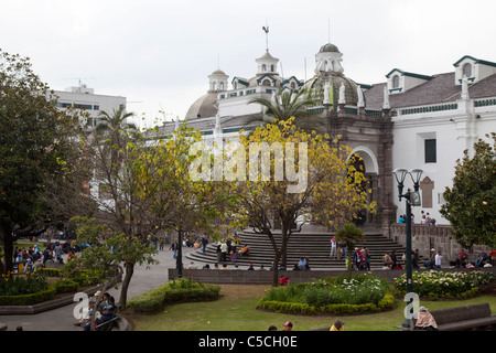 Plaza De La Independencia, Quito, Ecuador Stockfoto