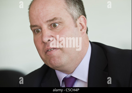 Andrew RT Davies leite der walisischen Konservativen in der Nationalversammlung von Wales, Ratsmitglied für Südwales-Zentrale Stockfoto