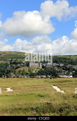 Royal St Davids Golfclub, Harlech, Gwynedd, Wales, UK Stockfoto