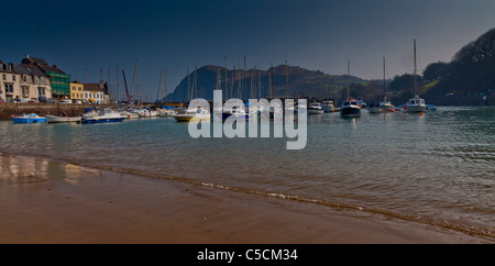 Blick auf das Meer in Nord-Devon Stockfoto