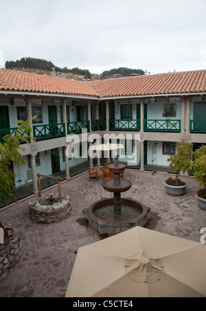 Innere des Casa Andina Private Collection Hotel in Cusco, Peru Stockfoto