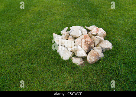 Schöne konzeptionelle Rock Struktur im resort Stockfoto