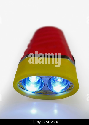 Taschenlampe mit LED weißes Licht Stockfoto