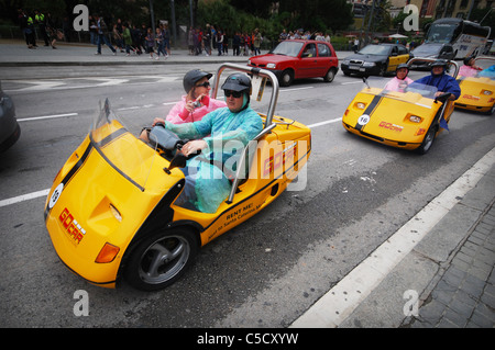 Sightseeing Tour in Barcelona Stadtzentrum Stockfoto