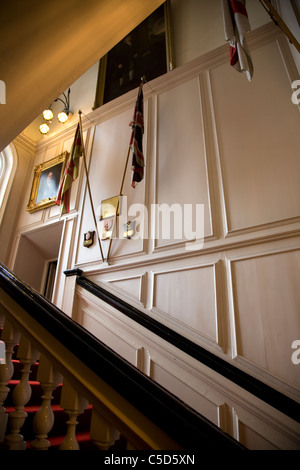 Guildhall Museum in Rochester - Treppenhaus Stockfoto