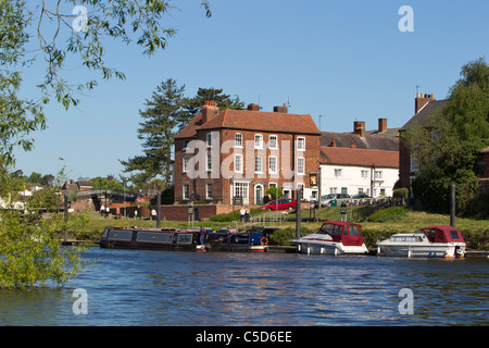 Morgenlicht an Stourport-auf-Severn, Worcestershire, Mai 2011 Stockfoto