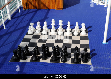 Großen Chess Board Norwegian Cruise Line stolz von Amerika Schiff Hawaii Stockfoto