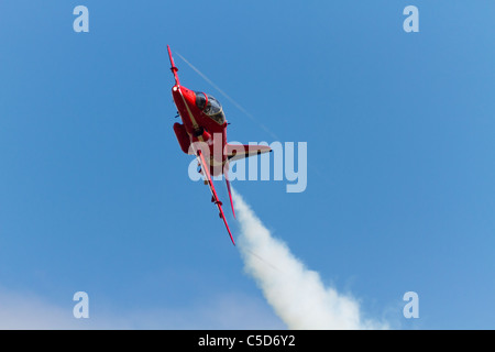 Die roten Pfeile in die Royal International Air Tattoo in Fairford 2011. Stockfoto