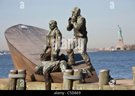 Amerikanische Handelsmarine Memorial, NYC Stockfoto