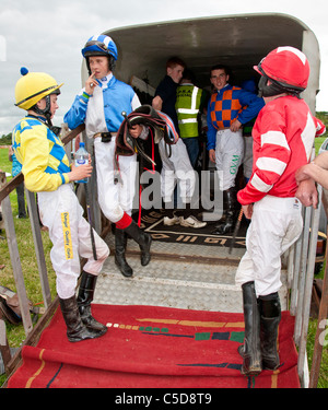 Amateur Jockeys, Abbeyfeale Rennen Irland Stockfoto