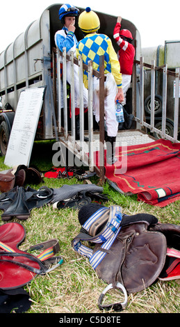 Amateur Jockeys, Abbeyfeale Rennen Irland Stockfoto