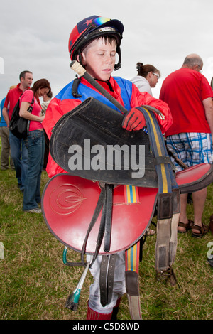 Amateur Jockeys, Abbeyfeale Rennen Irland Stockfoto