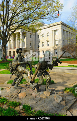 Vietnam Krieg Memorial State Capitol Building Komplex an Raleigh North Carolina Stockfoto