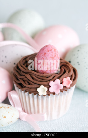 Ostern-cupcake Stockfoto