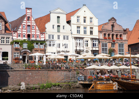 Restaurants Am weist,, Lüneburg, Niedersachsen, Deutschland Stockfoto