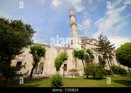 Die Moschee des Prinzen (Türkisch: Sehzade Mehmet Camii) wunderschöne Landschaft in Istanbul, Türkei Stockfoto