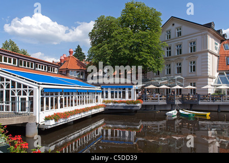 Marina Café, Hotel Bergström, Lüneburg, Niedersachsen, Deutschland Stockfoto