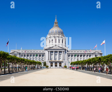 San Francisco City Hall oder civic Center Center California USA Vereinigte Staaten von Amerika Stockfoto