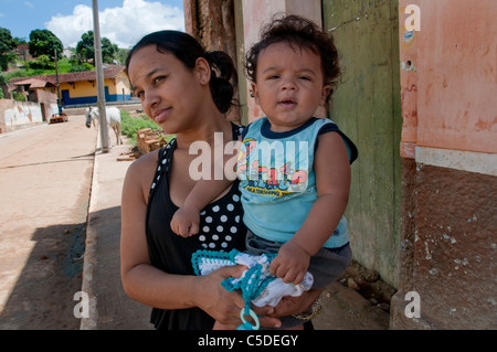 Dorf von Sao Benedito Do Sul im Nordosten Brasiliens, Pernambuco Stockfoto