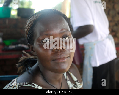 UGANDA St. Monica ist Zentrum, Gulu Schneiderei. Foto: Sean Sprague Stockfoto