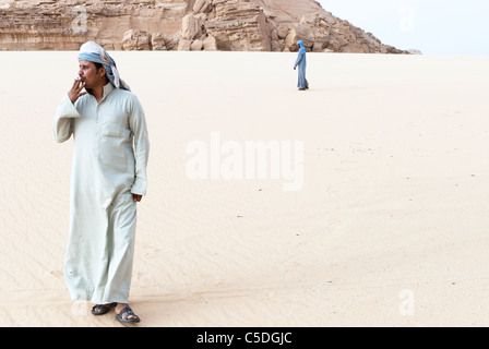 Muzeina Beduinen - Wüste Wadi Arada - Sinai-Halbinsel, Ägypten Stockfoto