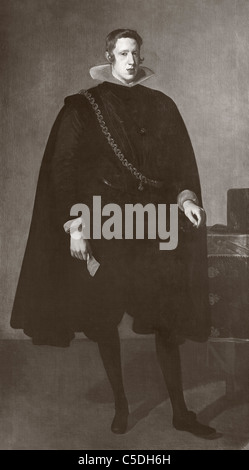 Felipe IV, 1605-1665. König von Spanien, Portugal und den spanischen Niederlanden. Stockfoto