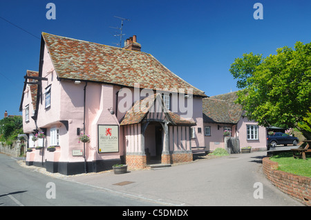 Das Red Lion Inn in Hinxton, Cambridgeshire, England Stockfoto