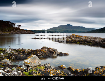 Loch Sunart nahe Salen, Highland, Schottland, UK Stockfoto