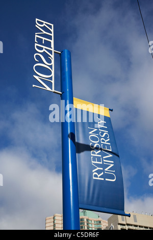 Ryerson Universität schließt Toronto Ontario Kanada Stockfoto