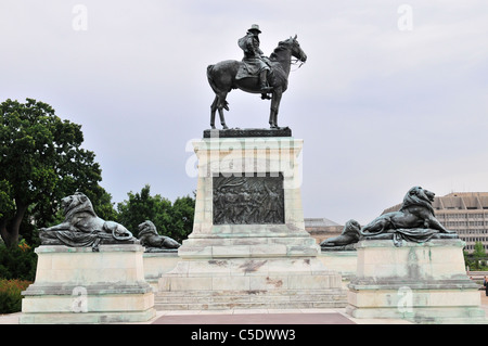 Washington DC - Capitol Hill: General Ulysses S. Grant Memorial - Kavallerie-Gruppe Stockfoto