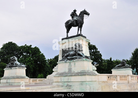 Washington DC - Capitol Hill: General Ulysses S. Grant Memorial - Kavallerie-Gruppe Stockfoto