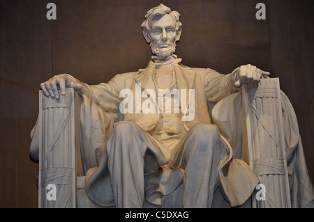 Das Lincoln Memorial ist eine Hommage an Präsident Abraham Lincoln Stockfoto