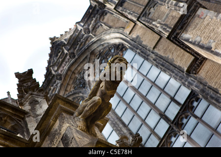 Wasserspeier an der Dom-Kerk, Utrecht Stockfoto