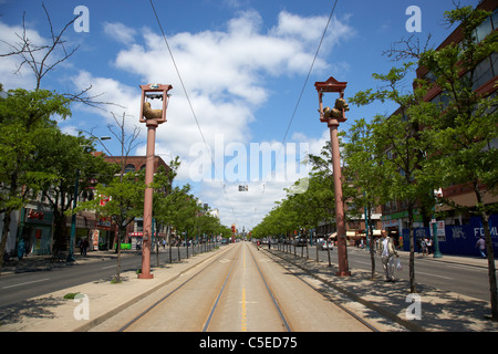 Eingang zu Chinatown auf Spadina Avenue Toronto Ontario Kanada Stockfoto