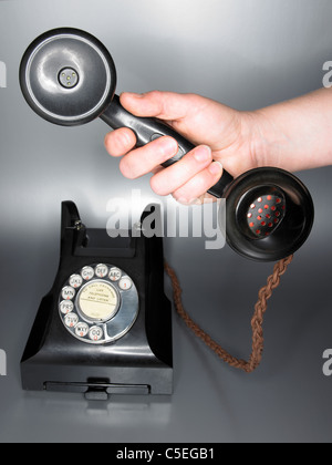 Vintage Telefon Stockfoto