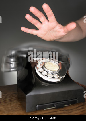 Vintage Telefon klingeln Stockfoto