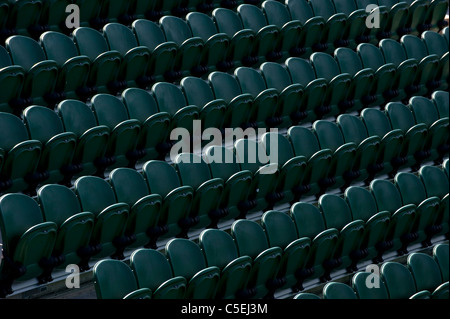 Court 2 Sitze während der 2011 Wimbledon Tennis Championships Stockfoto