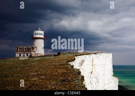 Die Belle Tout Leuchtturm. Stockfoto