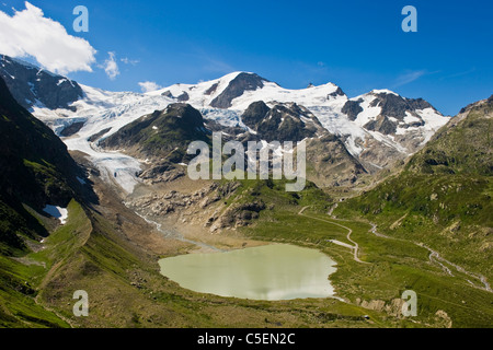 Steingletscher Gletscher, Susten pass, Kanton Uri, Schweiz Stockfoto