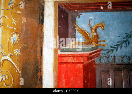 Villa Poppaea Sabina, antiken Oplontis, Torre Annunziata, Pompeji, Kampanien, Italien Stockfoto