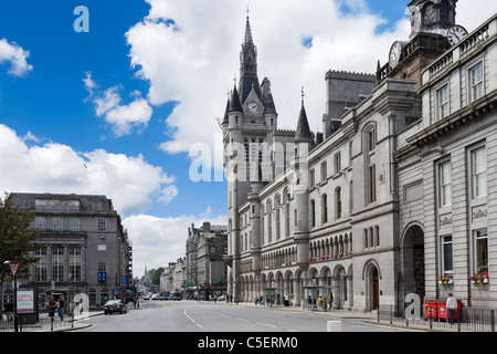 Union Street in Stadtzentrum, Aberdeen, Schottland, Großbritannien Stockfoto