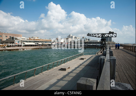 Israel, Tel Aviv den renovierten alten Hafen jetzt ein Entertainment-Center. Stockfoto