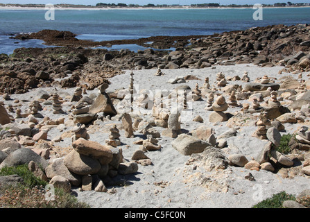 Rock, Auswuchten Stockfoto