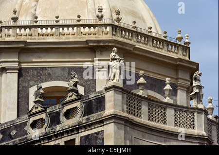 Abbazia Agata in Catania, Sizilien, Italien Stockfoto