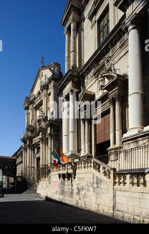 Chiesa di San Francesco Borgia in Catania, Sizilien, Italien Stockfoto