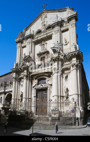 Chiesa di San Benedetto in Catania, Sizilien, Italien Stockfoto