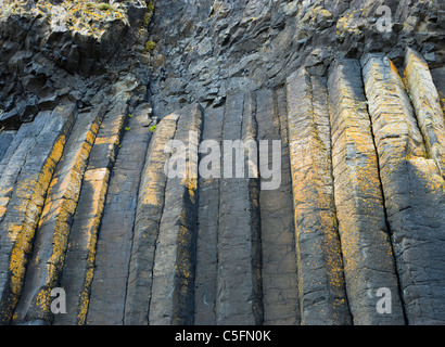 Basaltsäulen auf Staffa, Argyll, Schottland, UK. Stockfoto