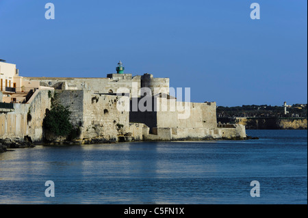 Burg Maniace in Ortigia, Syrakusa, Sizilien, Italien Stockfoto